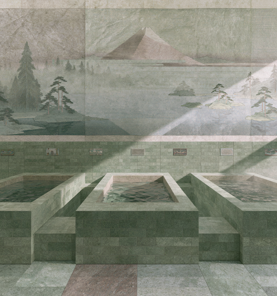 Concept rendering of the cold plunge basin